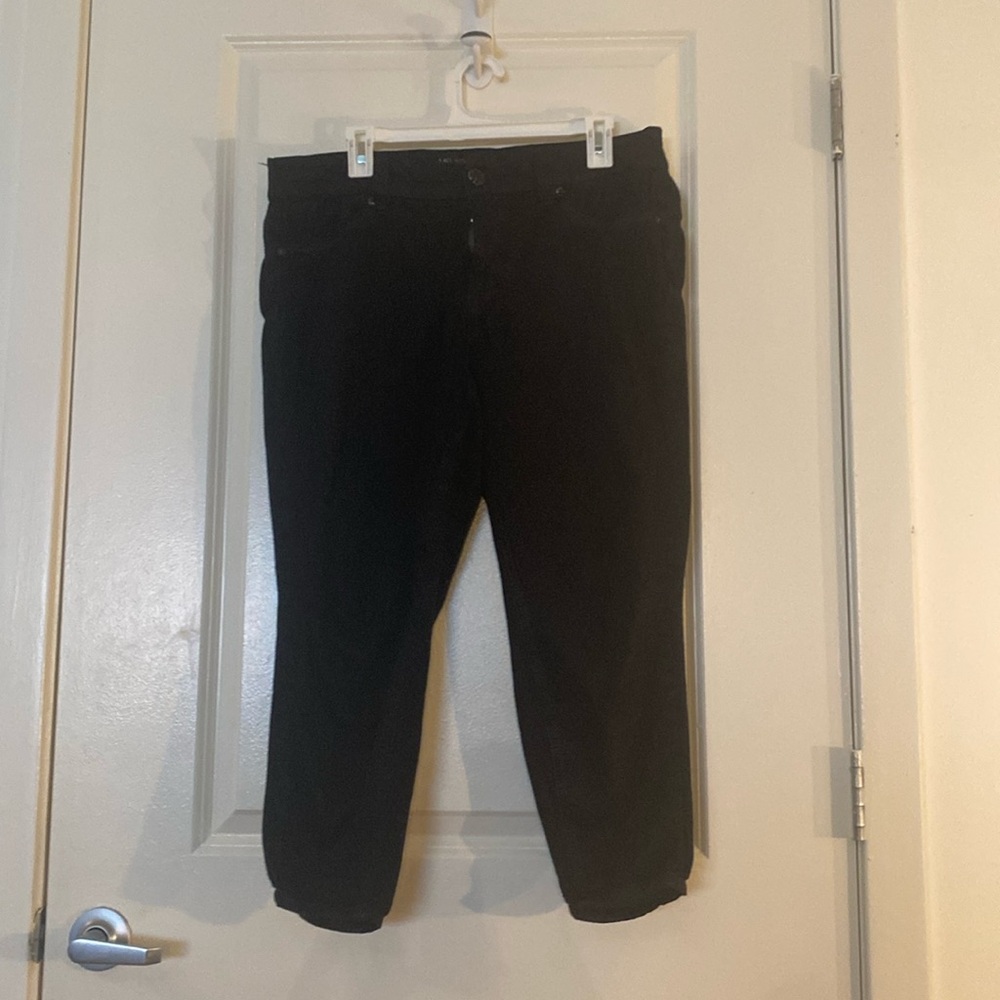 Melissa McCarthy Seven7 Pencil Black Jegging Pant, Size 16W